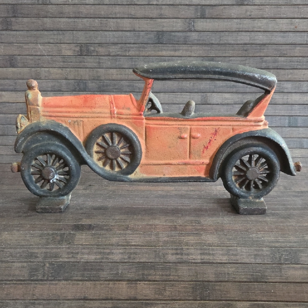 intage Old Ford Model T Car Door Stop Stopper Hand Painted Cast Iron